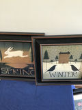 Winter and Spring Framed Prints 13.5x 13.5 - thumbnail 3 of 3