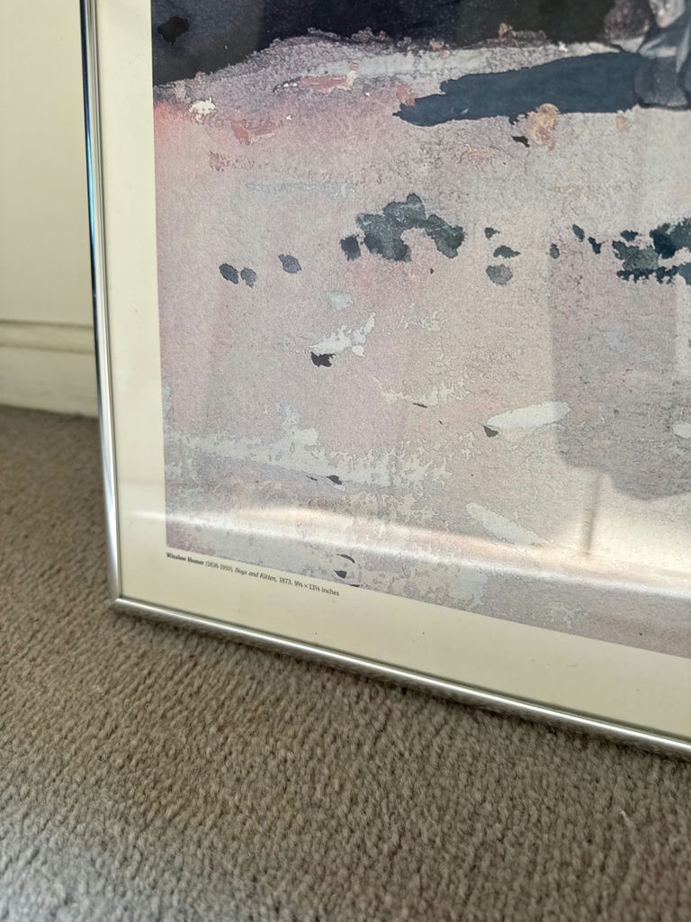 Framed Worcester Art Museum watercolor print: American Traditions in Watercolor - image 4 of 7