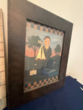 Coastal decor: wooden sign and framed print - thumbnail 3 of 3