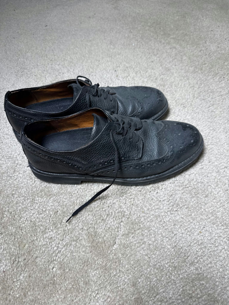 Assorted men's leather dress shoes (oxfords, loafers, and brogues) from Bill Blass and Rockport - image 14 of 20