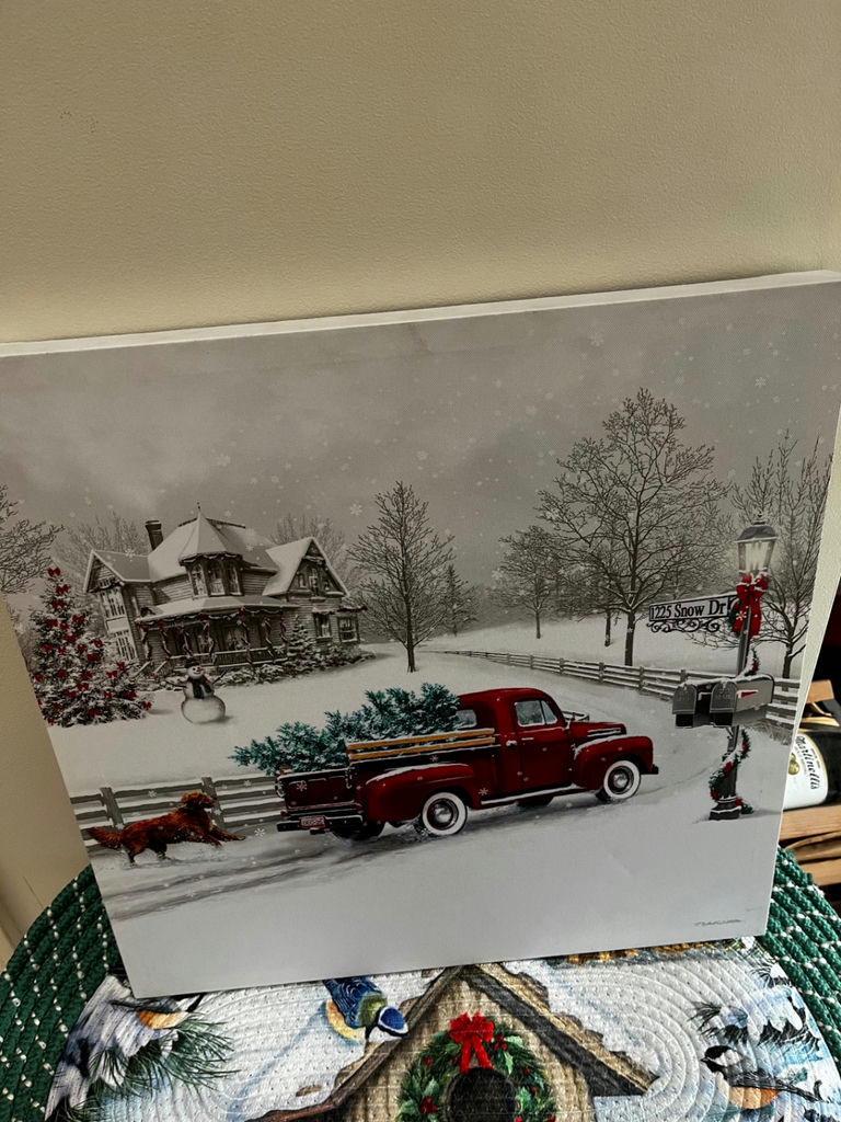 Holiday-themed framed signs and prints - image 3 of 6