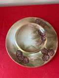 P.T. Bavaria -Two-Tier Pinecone Pattern chip n dip Stand - thumbnail 3 of 4
