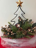 New in box - Nativity Themed Christmas Tree Centerpiece - thumbnail 1 of 2