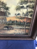 20.5 x16.5 Framed rural landscape painting - thumbnail 3 of 3