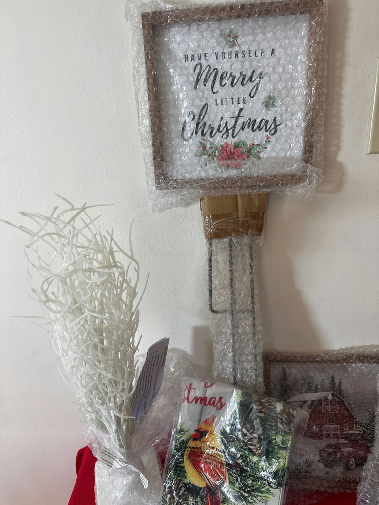 Assorted Christmas Decor and Framed Holiday Art - image 4 of 4