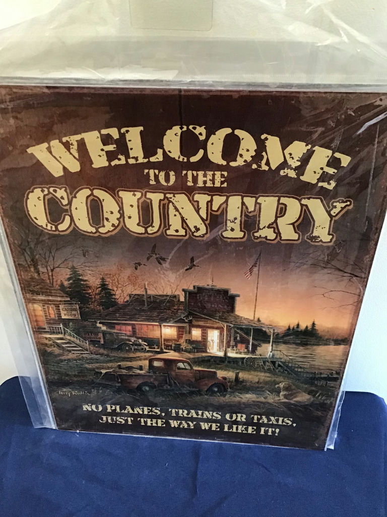 Rustic cabin-themed country decor signs 16x12.5 - image 4 of 5