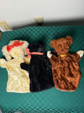 Rabbit, Cat (Steiff), and Bear Puppet Lot - thumbnail 2 of 2