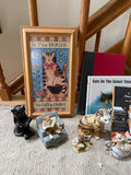 Cat Figurine Collection with Nativity Scene and Books - thumbnail 7 of 10