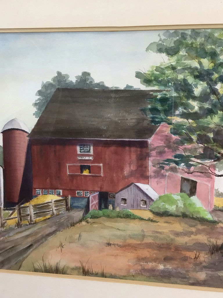 Eleanor Tietze Framed Watercolor - image 1 of 6