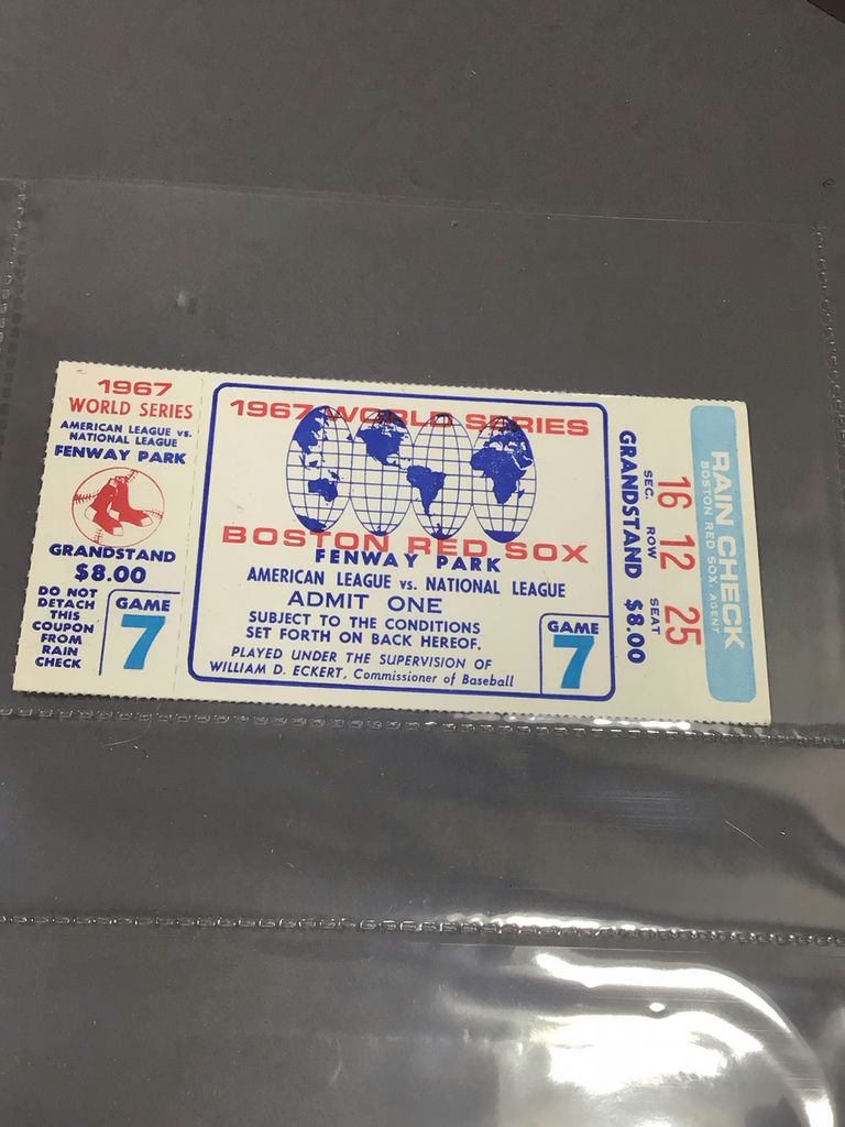 1967 Red Sox Memorabilia w/ World Series Tickets - image 10 of 22
