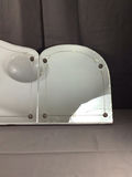 Antique Etched Glass Triptych Wall Mirror - thumbnail 3 of 10