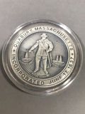 Duxbury MA 350th Anniversary Silver Coin (19+dwt) - thumbnail 2 of 6