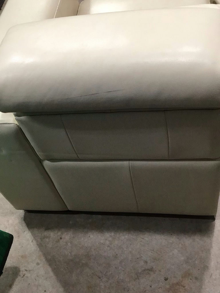Jaymar Leather Power Reclining Loveseat - image 11 of 12