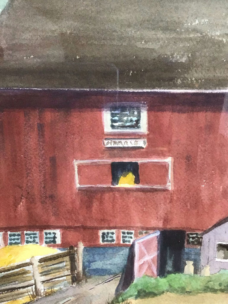 Eleanor Tietze Framed Watercolor - image 4 of 6