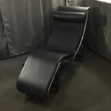 LC4 Leather & Chrome Chaise Lounger - thumbnail 3 of 13