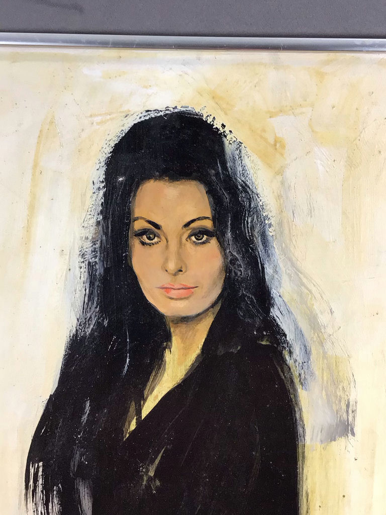 Baryé Phillips Original Framed Portrait of Sophia Loren - image 1 of 6
