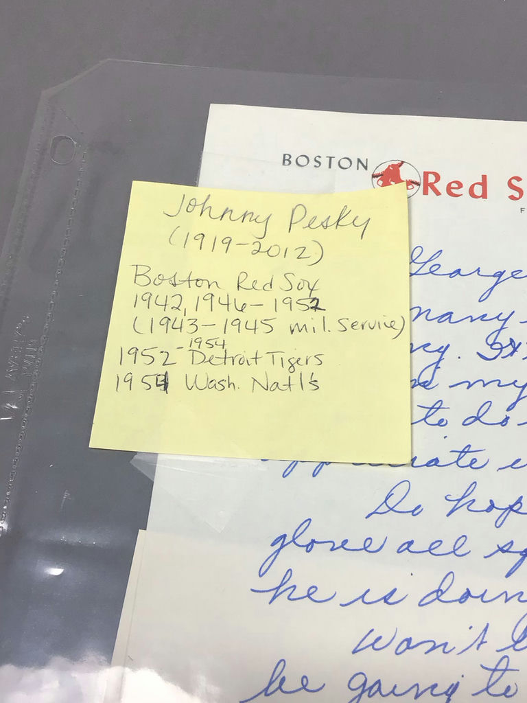 Johnny Pesky Memorabilia - image 6 of 13
