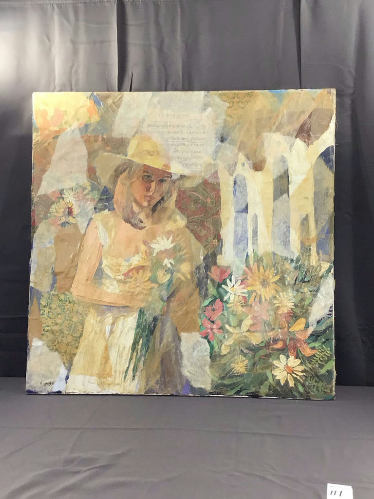 The Yellow Hat - George Guzzi Framed Collage - image 2 of 9