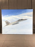 George Guzzi Original Acrylic on Canvas (1984 Fighter Jet) - thumbnail 2 of 6