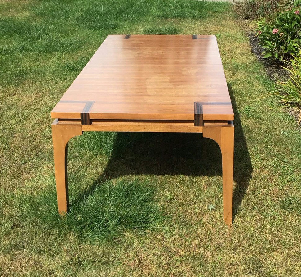 Large MCM Dining Table w/Leaves - image 5 of 13
