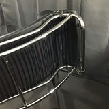 LC4 Leather & Chrome Chaise Lounger - thumbnail 7 of 13