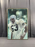 Gene Upshaw #63 - George Guzzi Original Painting on Board - thumbnail 2 of 7