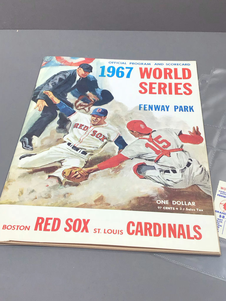 1967 Red Sox Memorabilia w/ World Series Tickets - image 8 of 22