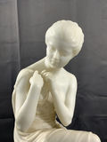 Sándor Járay Antique Alabaster Sculpture - thumbnail 3 of 11
