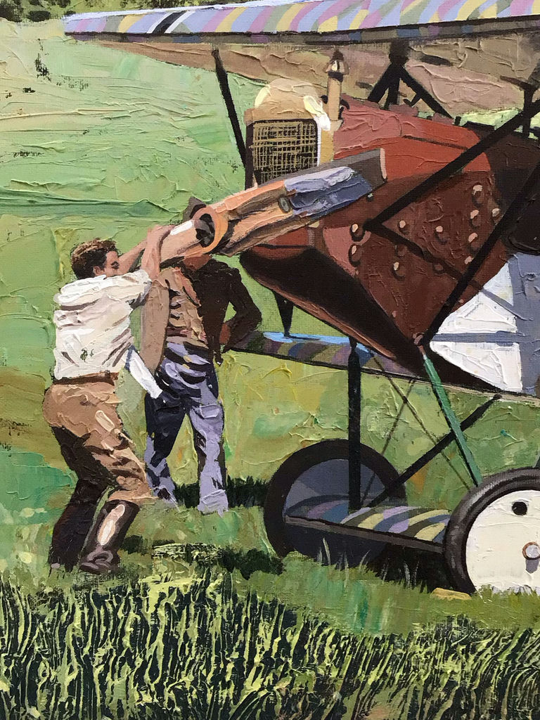 Fokker DVII at Rhineback - George Guzzi - image 3 of 10