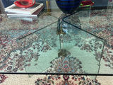 MCM Sculptural Glass Coffee Table - thumbnail 1 of 4