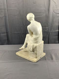 Sándor Járay Antique Alabaster Sculpture - thumbnail 6 of 11