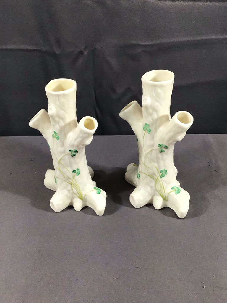 Belleek Vases & Flower Pot - image 9 of 18