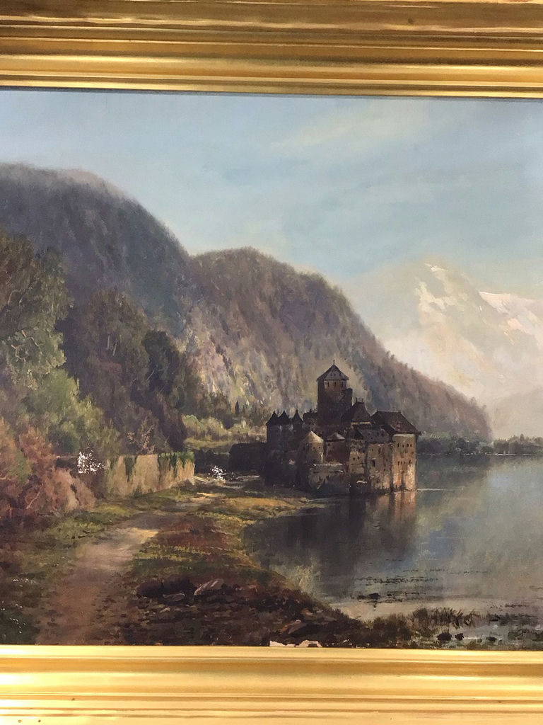 Antique Framed Paint on Canvas - image 1 of 10