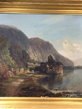 Antique Framed Paint on Canvas - thumbnail 1 of 10