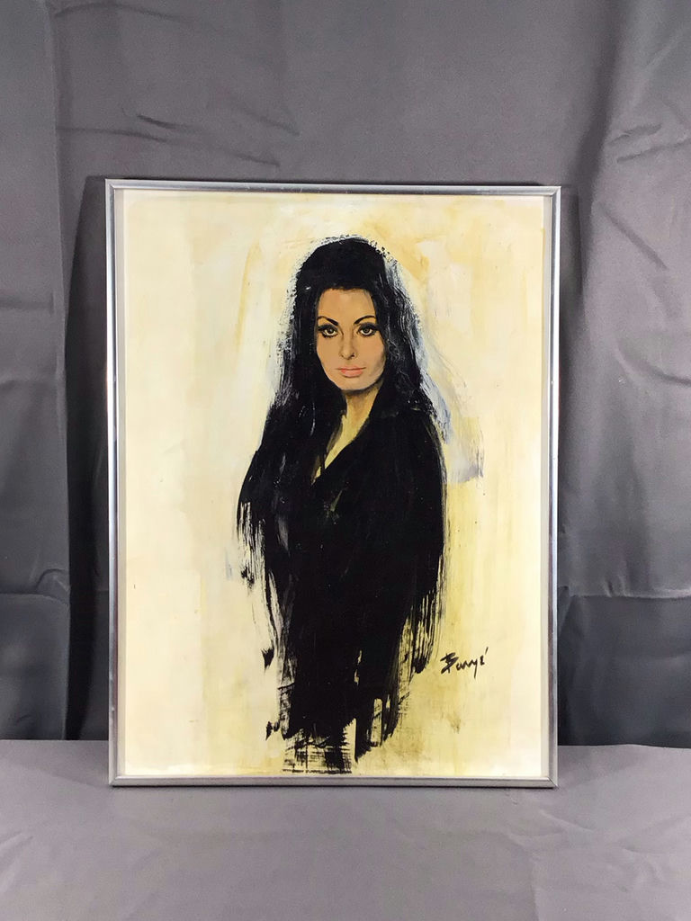 Baryé Phillips Original Framed Portrait of Sophia Loren - image 2 of 6