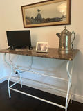 Marble & Metal Console Table - thumbnail 1 of 8