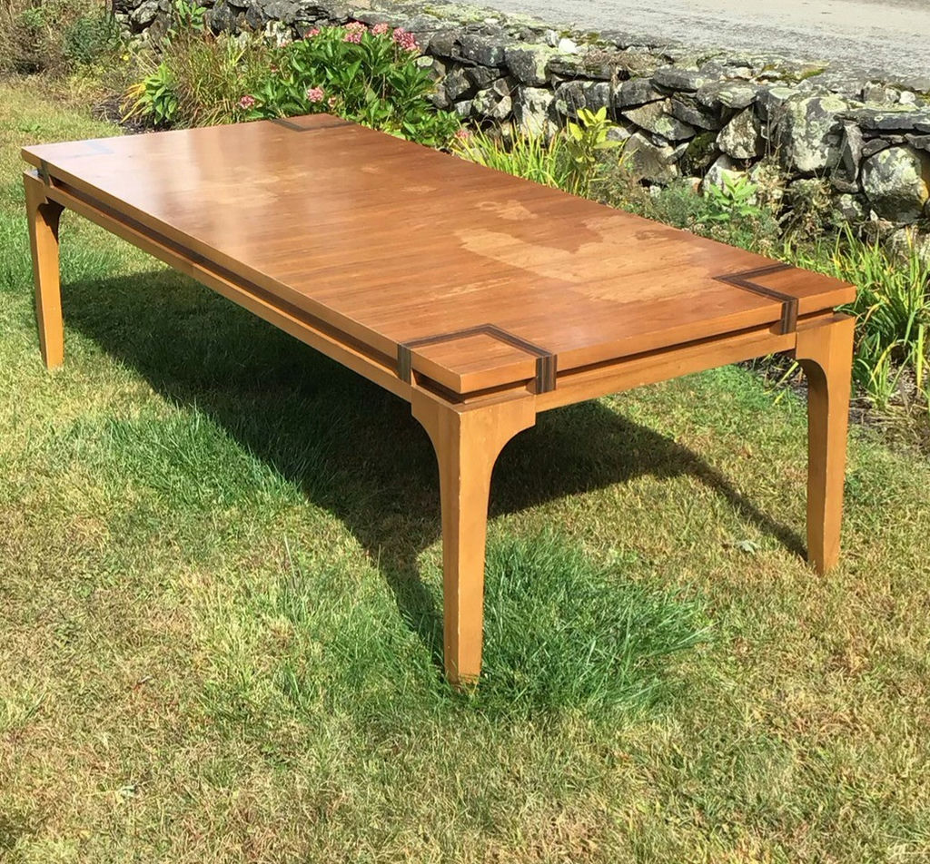 Large MCM Dining Table w/Leaves - image 1 of 13