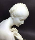 Sándor Járay Antique Alabaster Sculpture - thumbnail 2 of 11