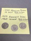 US Coins - Silver & More (90/4+, 35/9+ dwt). - thumbnail 2 of 19