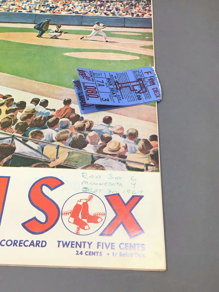 1967 Red Sox Memorabilia w/ World Series Tickets - image 15 of 22