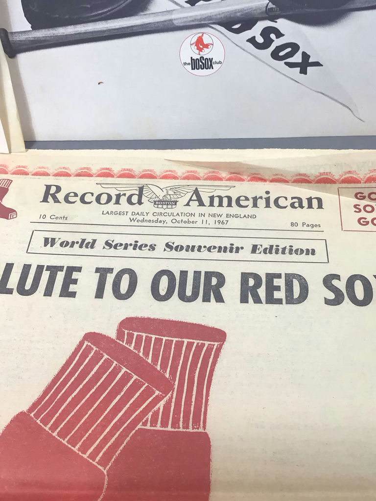 1967 Red Sox Memorabilia w/ World Series Tickets - image 3 of 22