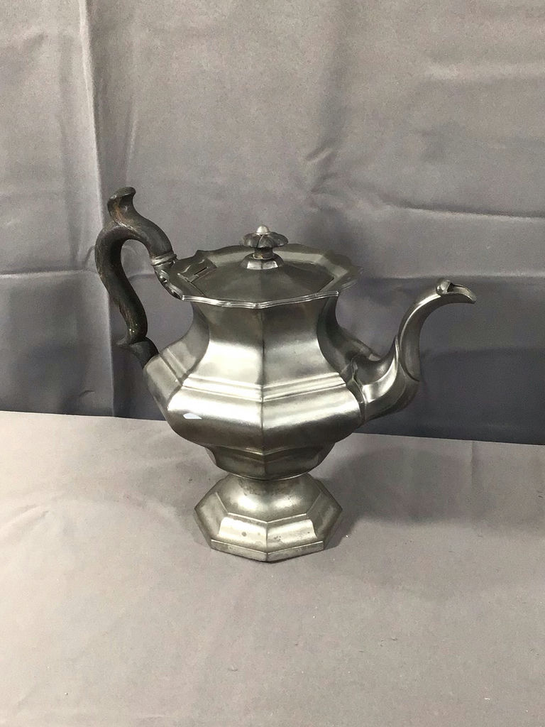 Antique James Dixon & Sons Pewter Teapot - image 1 of 8
