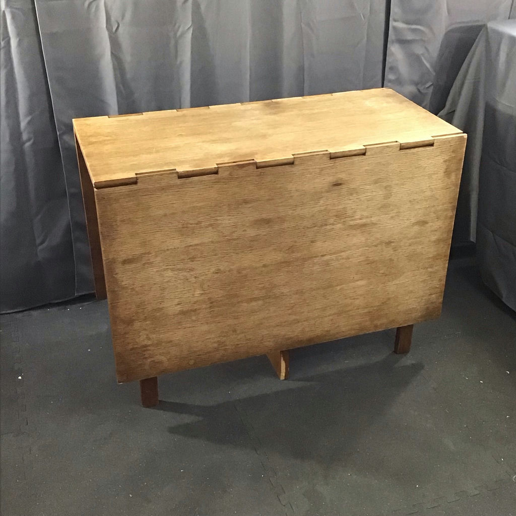 MCM George Nelson Design Oak Gate-Leg Dining Table - image 2 of 12