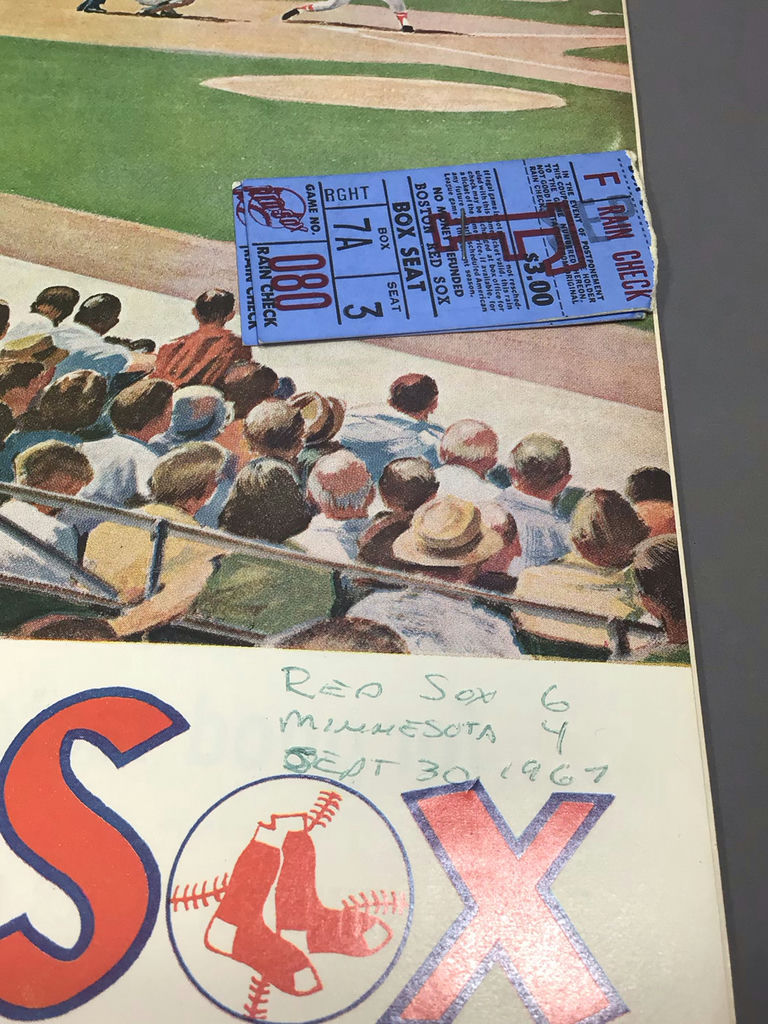 1967 Red Sox Memorabilia w/ World Series Tickets - image 13 of 22