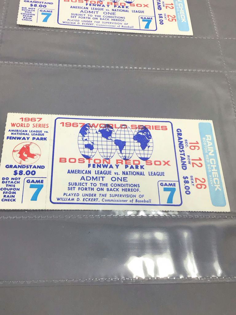 1967 Red Sox Memorabilia w/ World Series Tickets - image 9 of 22