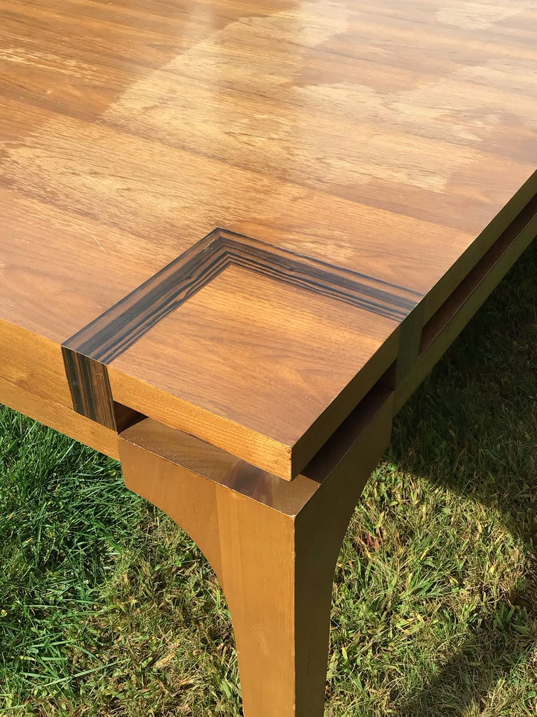 Large MCM Dining Table w/Leaves - image 6 of 13