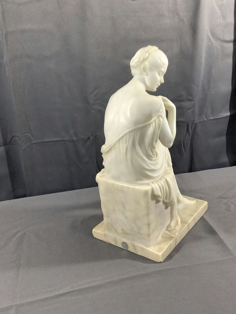 Sándor Járay Antique Alabaster Sculpture - image 5 of 11