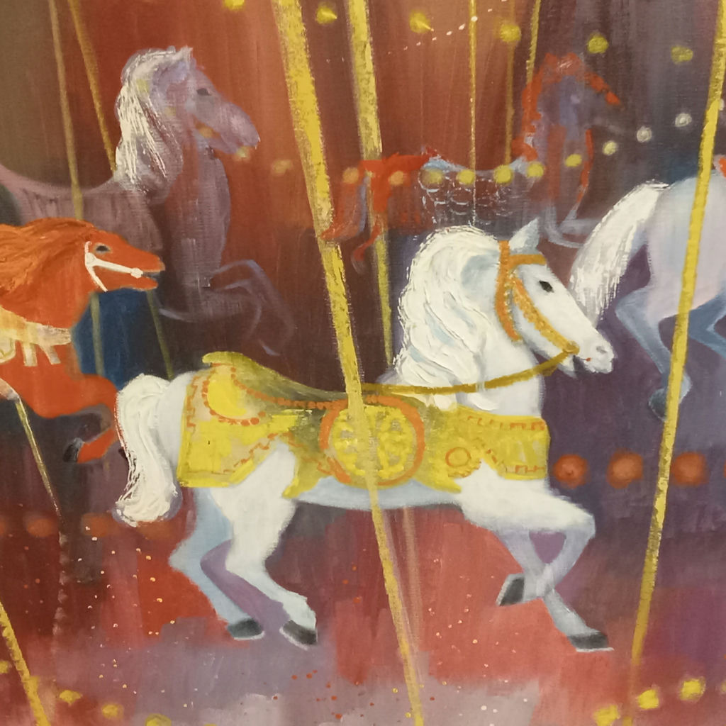 Carousel - Rita Guzzi Acrylic on Canvas - image 1 of 7