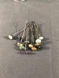 Silver Cocktail Picks & Antique Glass Jar (20+dwt) - thumbnail 7 of 17