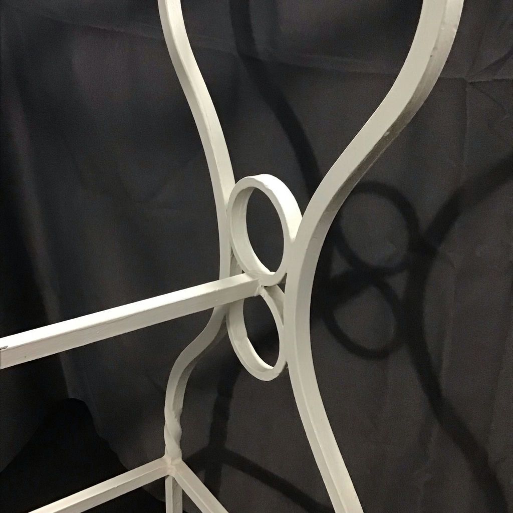 Marble & Metal Console Table - image 5 of 8